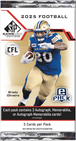 2025 CFL SP Game Used